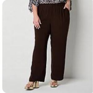 BOLD ELEMENTS Wide Leg High Rise Pants Size XL New With Tags